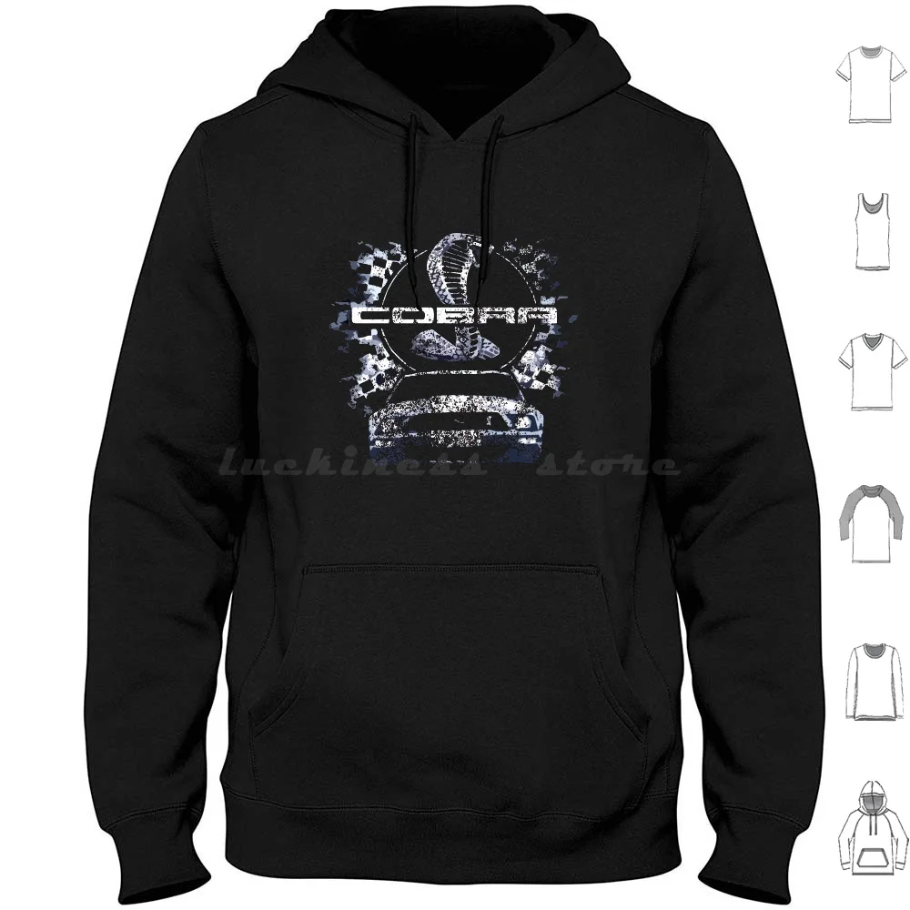 Gt500 Vintage Look Hoodies Long Sleeve Gt Shelby Stang S197 S550 Gt Muscle Car Car Car Gt500