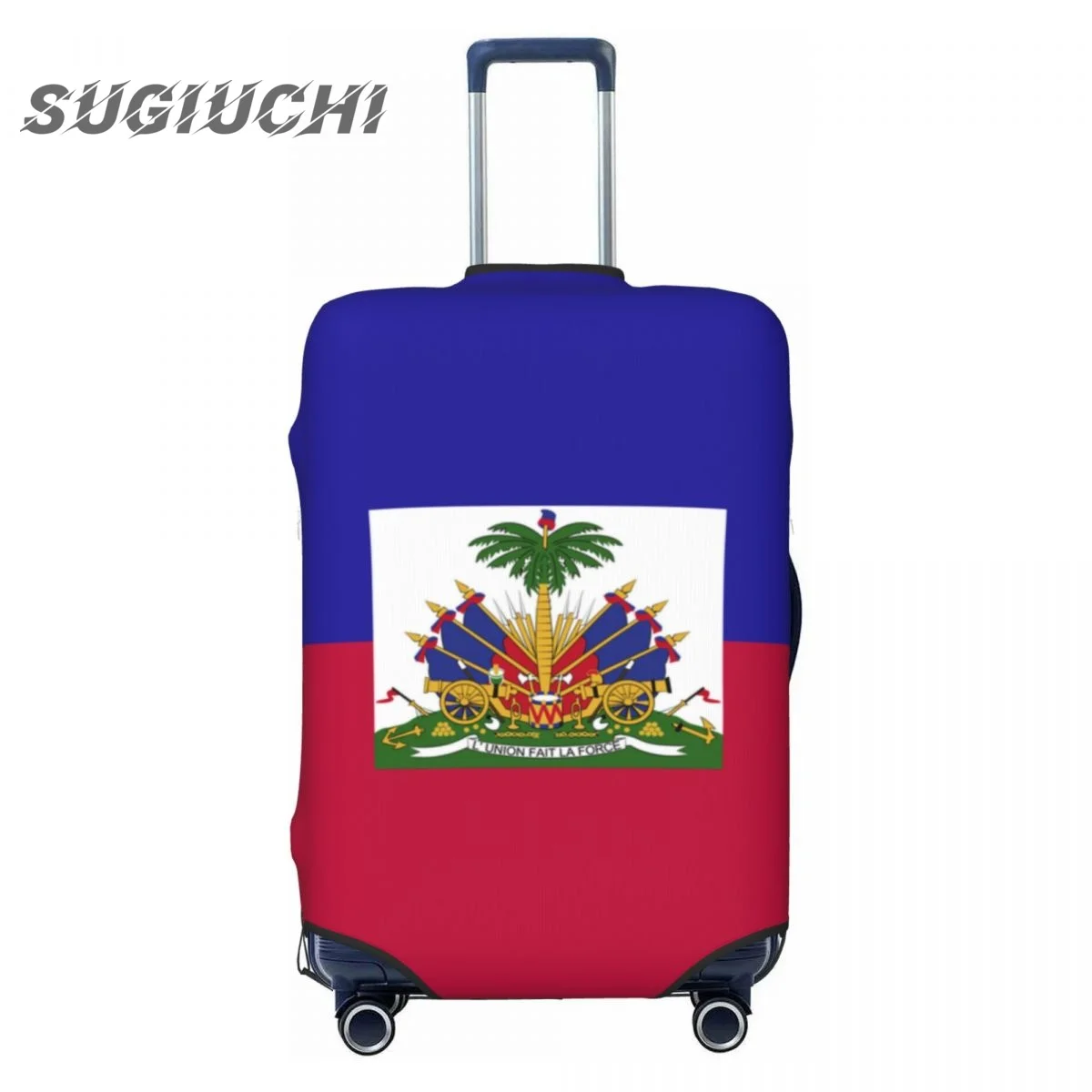 

Haiti Country Flag Luggage Cover Suitcase Travel Accessories Printed Elastic Dust Cover Bag Trolley Case Protective