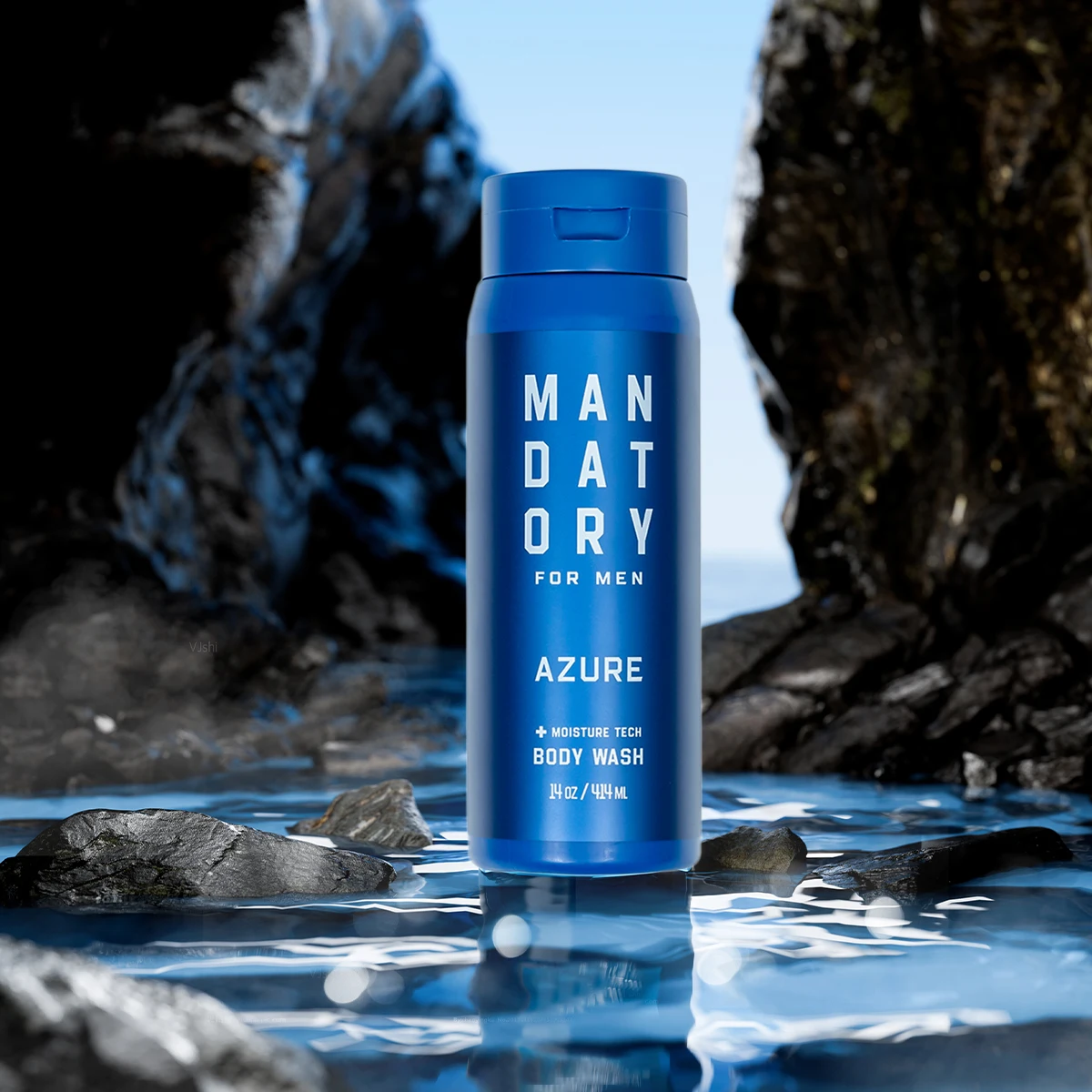 MANDATORY Body Wash for Men Body  Shower Gel Men's Body Wash Pump Foaming Wash Moisturizing Formulated Without SLS 14 Oz