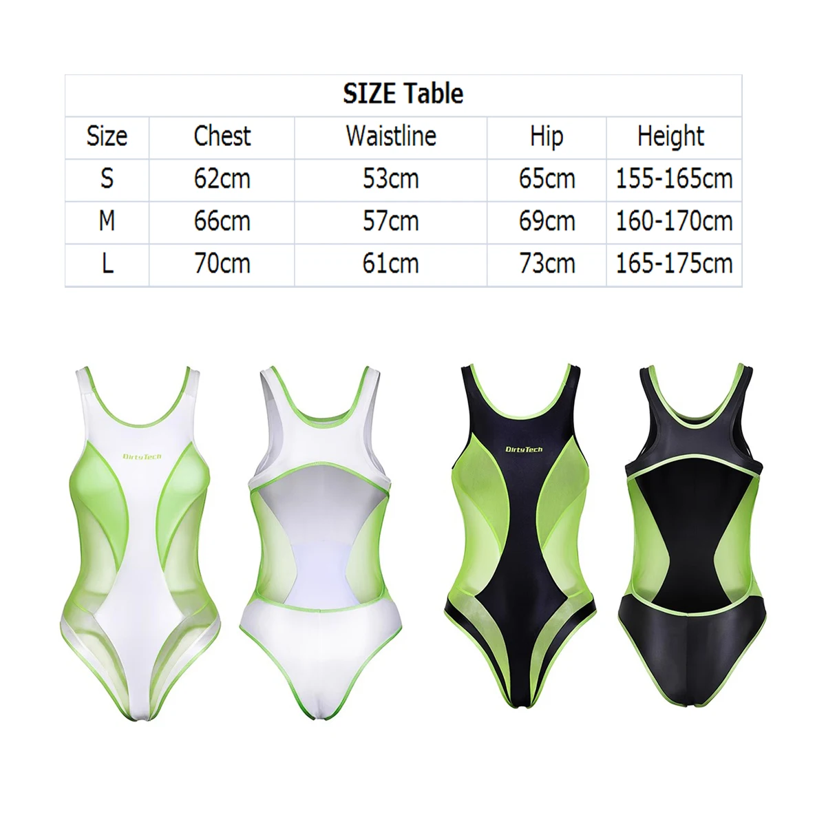 Women Japanese Sexy Cute Mesh Transparent Patchwork One-piece Competitive Swimwear Bodysuit Leotards Bathing Suit Cos Club Party view 6