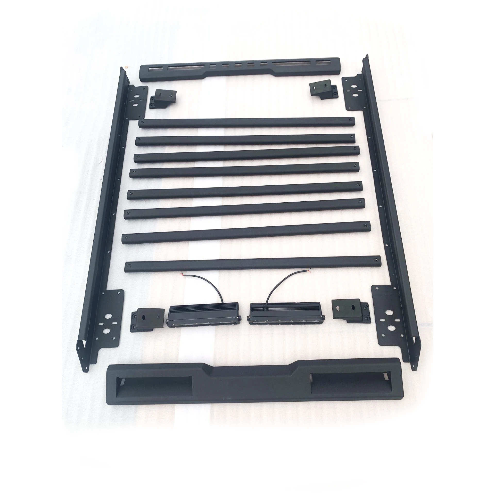 

Грузовой багажник на крышу для внедорожников и пикапов, внедорожного оборудования и багажник для грузовиков Jimny JB74W/JB64W2018 ~ 2019, алюминиевый багажник на крышу