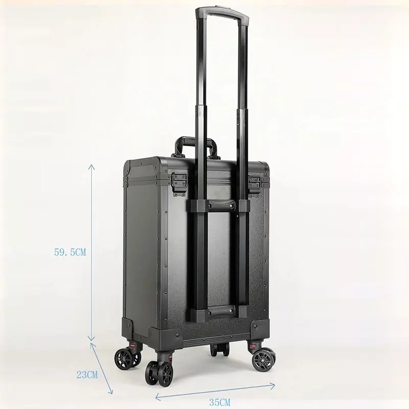 Large Capacity Professional Makeup Bag Luggage Artist  Trolley Case Travel Nail Storage Makeup Suitcase Rolling Tattoo Toolbox