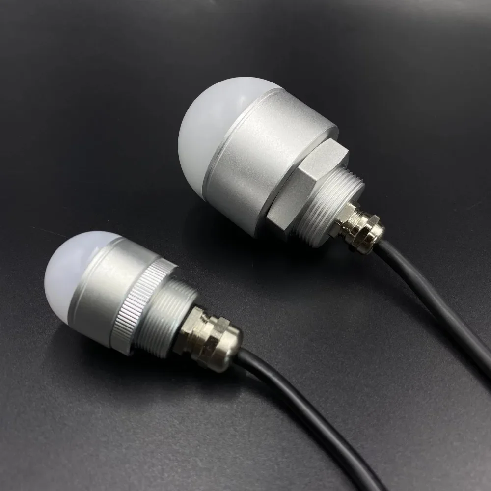 Tri Colors LED Dome Indicator Lamp Warning Signal Light with Buzzer for CNC Lathe Machine 12V 24V Machine Tower Light