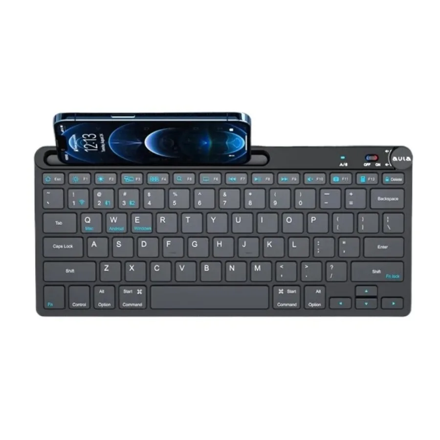 AULA AK205 Wireless  Dual Mode Bluetooth Keyboard Laptop Compatible with Windows Mac System