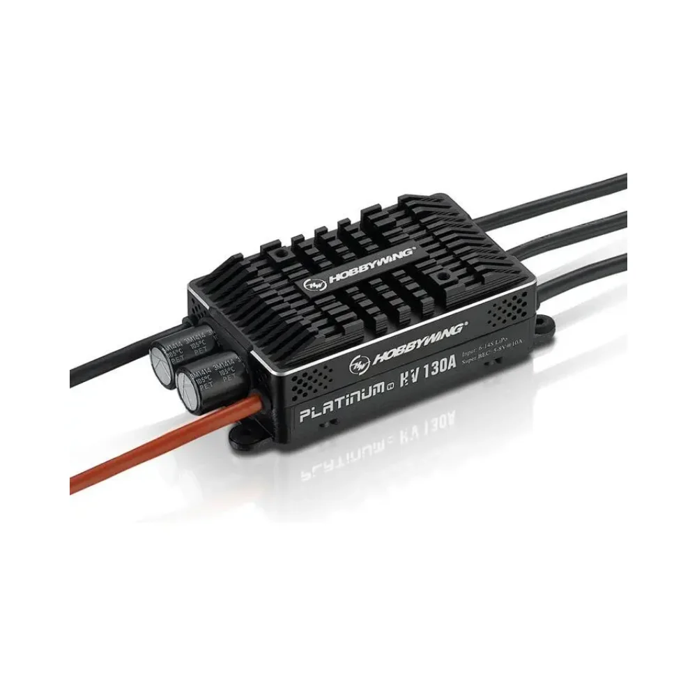 Original Hobbywing Platinum 130A V4 Brushless ESC HV V4 130A BEC / OPTO 5-14S Lipo Air Mode for RC Drone Helicopter