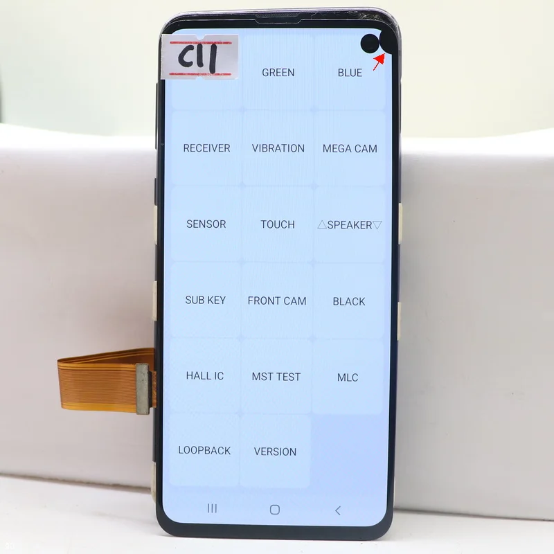 100% AMOLED S10e LCD Screen For Samsung Galaxy S10E G9700 G970F G970U G970W Display Touch Screen Digitizer With Defects