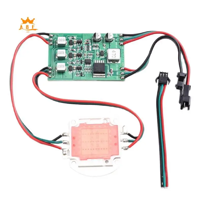 

A08E-1X Addressable WS2811 30W LED Pixel Module Light DC12V RGB Program High Power LED