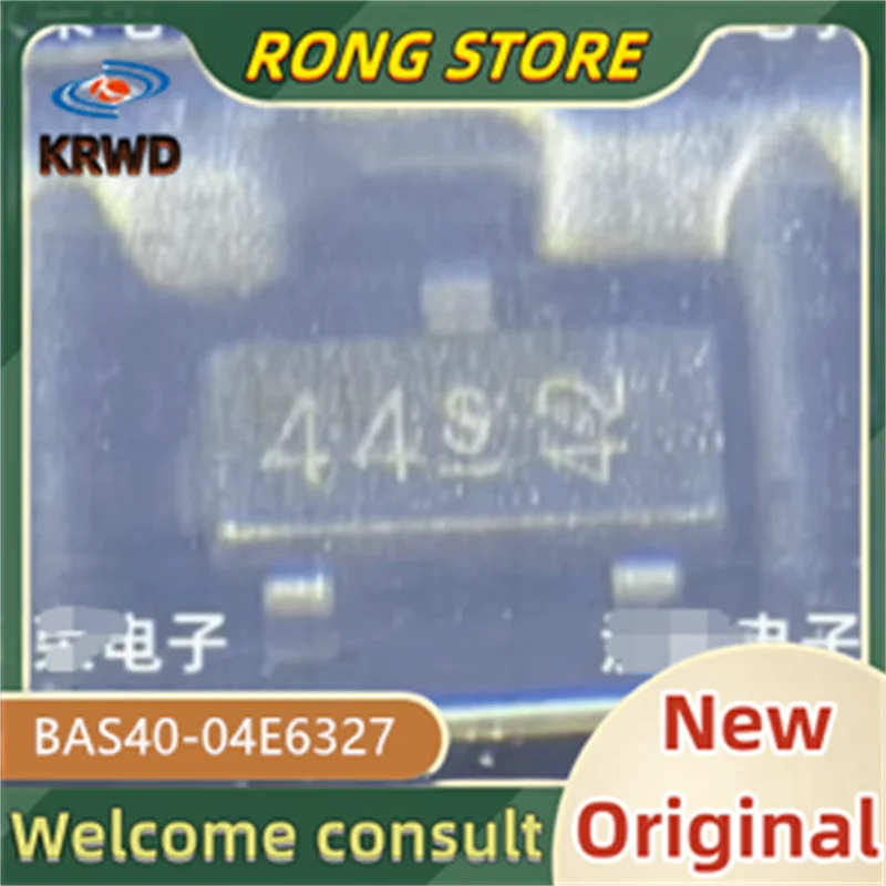 

100PCS 44S New and original BAS40-04E6327 BAS40-04E632 BAS40-04E63 BAS40-04E6 SOT23
