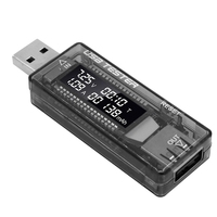 USB Tester Current Voltage Charger Capacity Tester Volt Meter Display USB Current Voltage Test Card Adapter Easy To Use