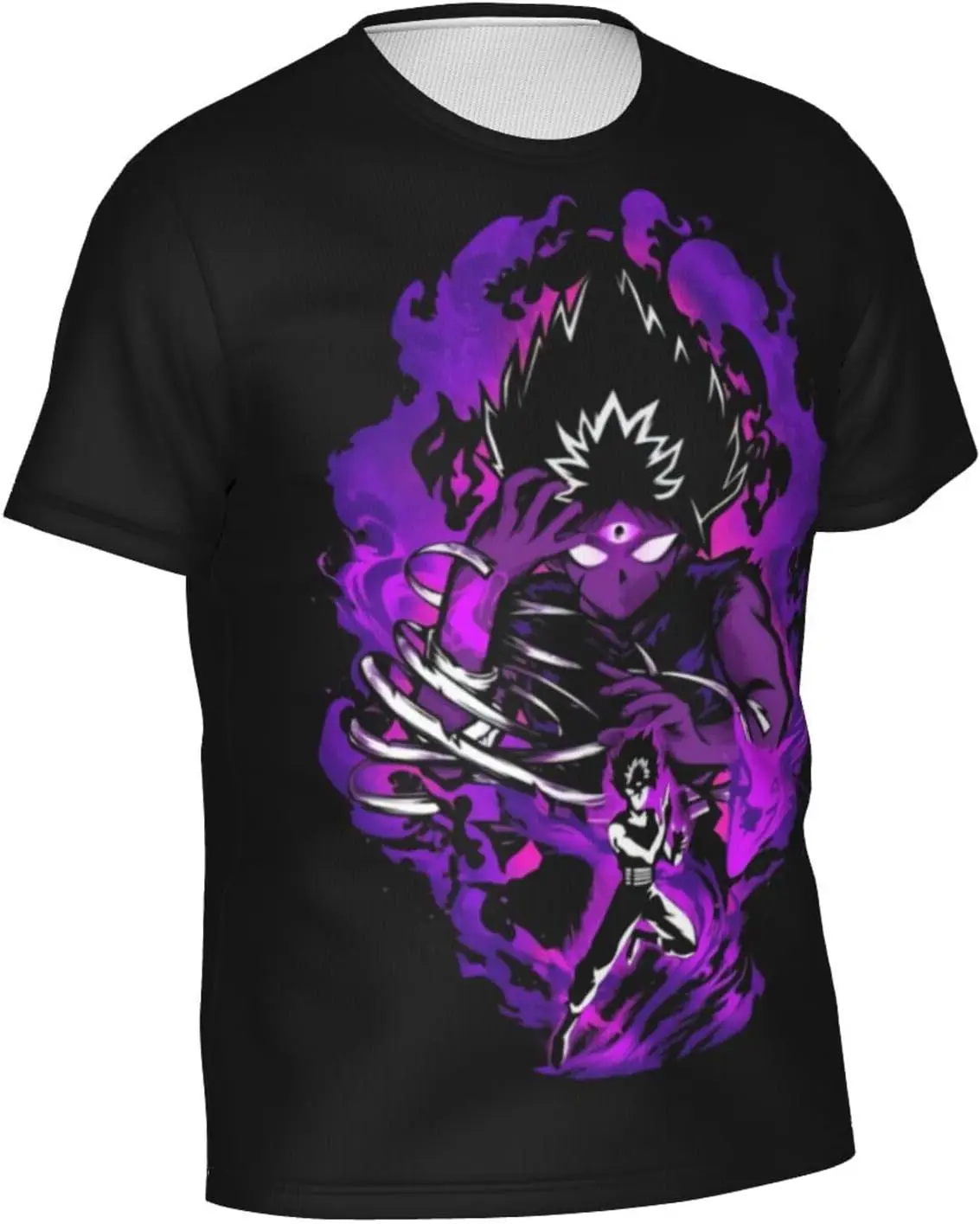 Anime Yuyu Hakusho Hiei T Shirt Mens Summer O-Neck T-Shirts Casual Short Sleeves Tee