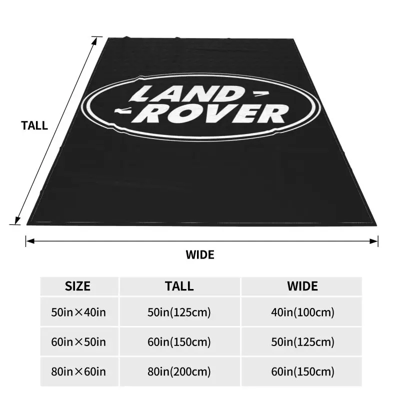 Landrover Logo Blanket Winter Thicken Dust Cover Cover Blanket For Sofa Bedroom