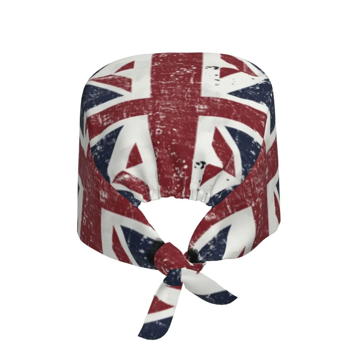 British Flag Breathable Scrub Hat Surgical Scrub Caps Unisex Nurse Medical Cap Union Jack UK United Kingdom Work Scrubs Hat