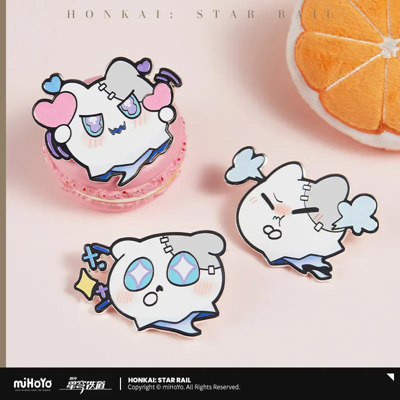 

Game Honkai Star Rail Wubbaboo Metal Badge Official miHoYo Original Authentic Pin Brooch Cosplay Anime Badge Accessories Gift