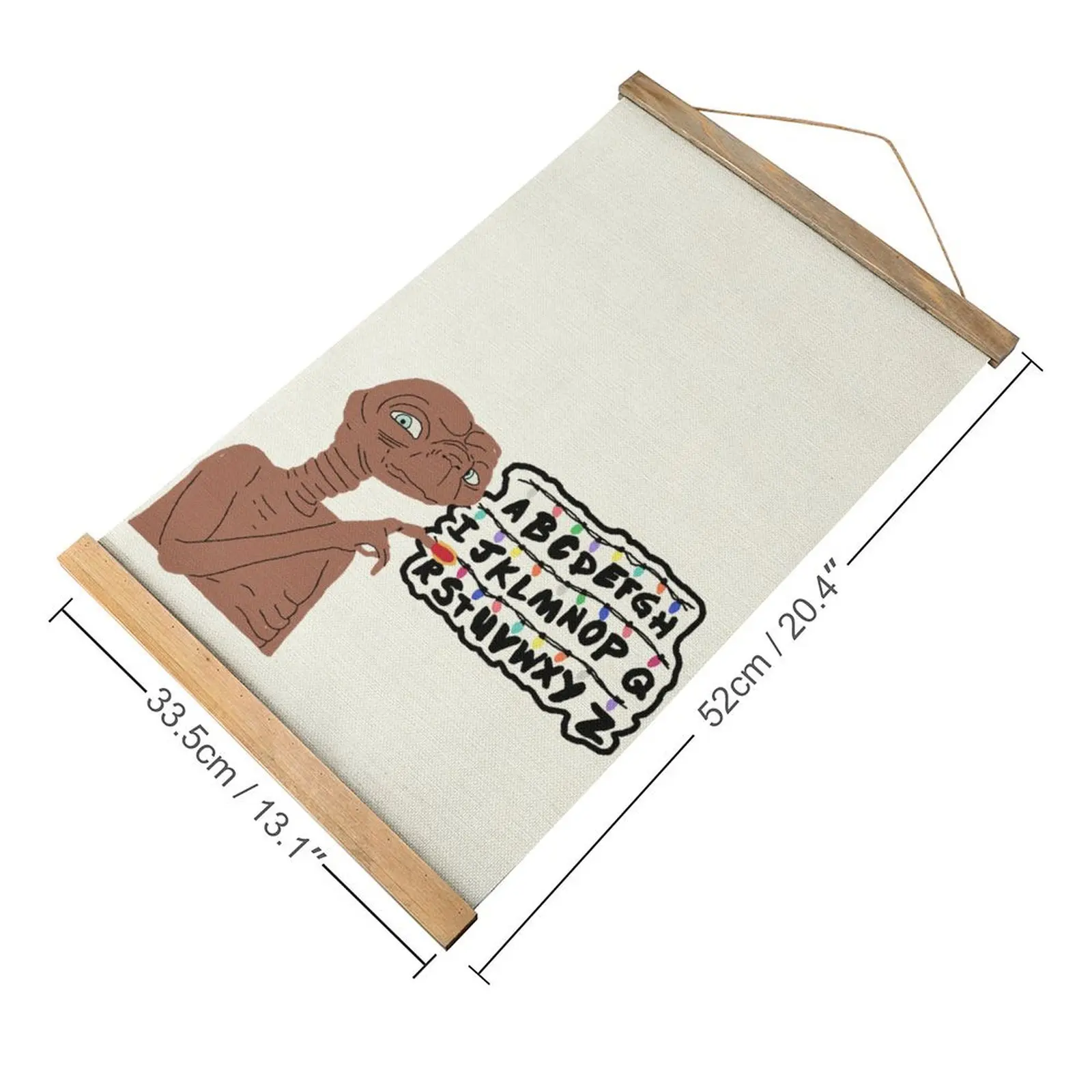 صورة قماش معلقة لتزيين الجدران ، غريب لطيف إت ، غرفة المعيشة ، الرسم الفكاهي رسم نمط تعليق الصور