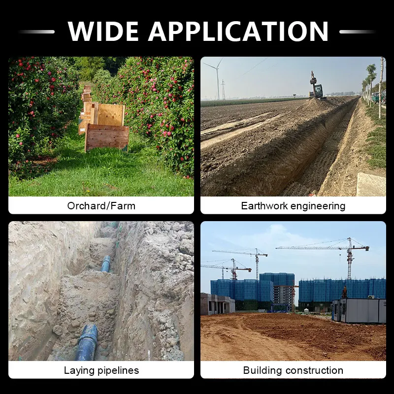 HY12D 미니 굴삭기 - 1.2톤 전문가급 굴삭기, 향상된 안정성, 다양한 작업 환경에 적합