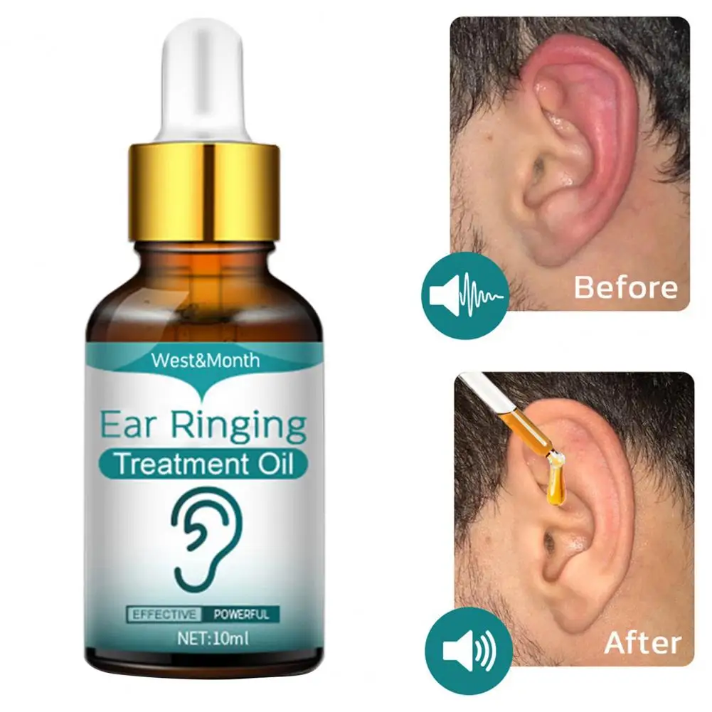 Tinnitus Ear Liquid Non-Pungent Tinnitus Oil Lightweight Herbs  Functional Tinnitus Relief Ear Drops