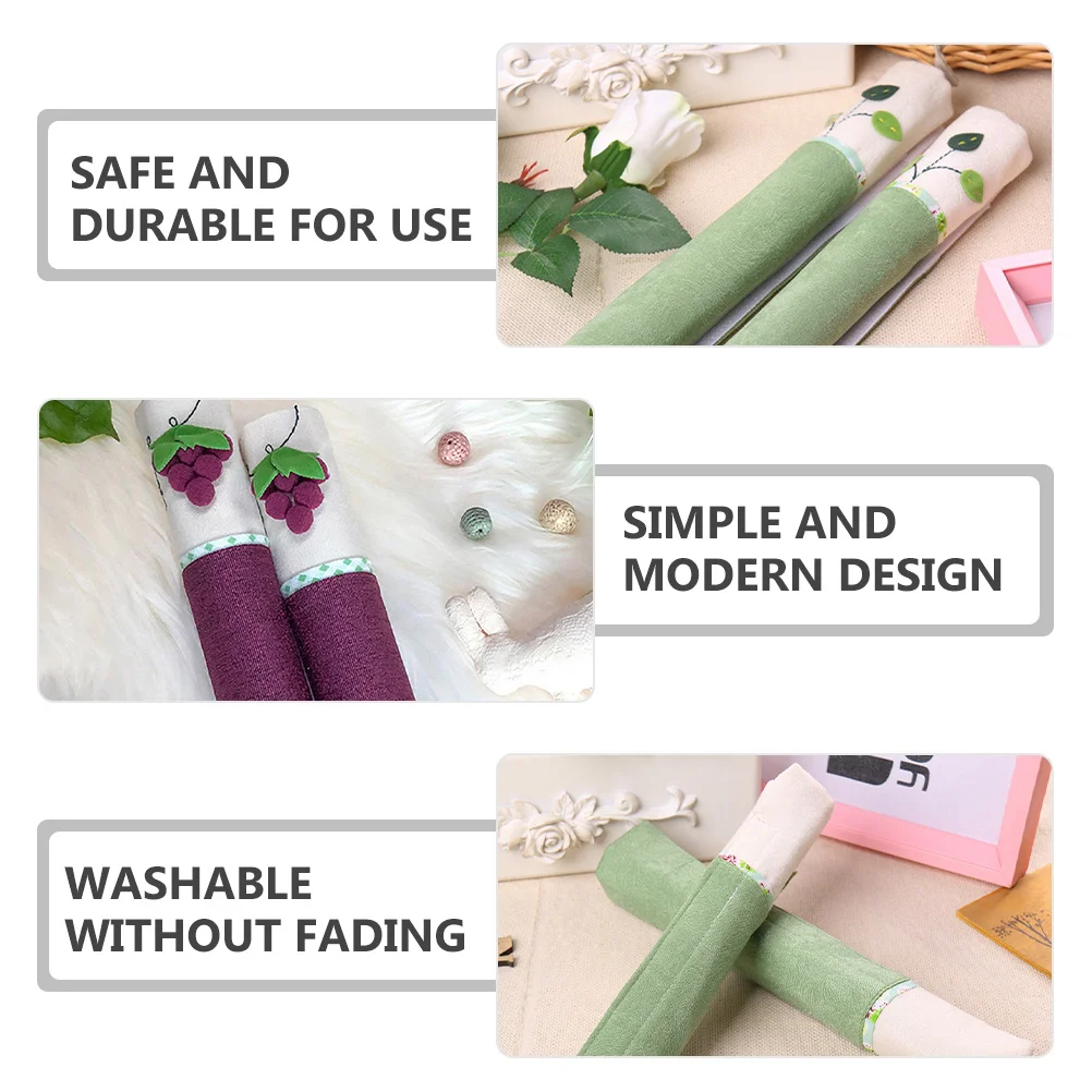 

2Sets Fridge Handle Covers Refrigerator Door Protective Cover Kitchen Appliance Handle Protector for Refrigerator Dishwasher