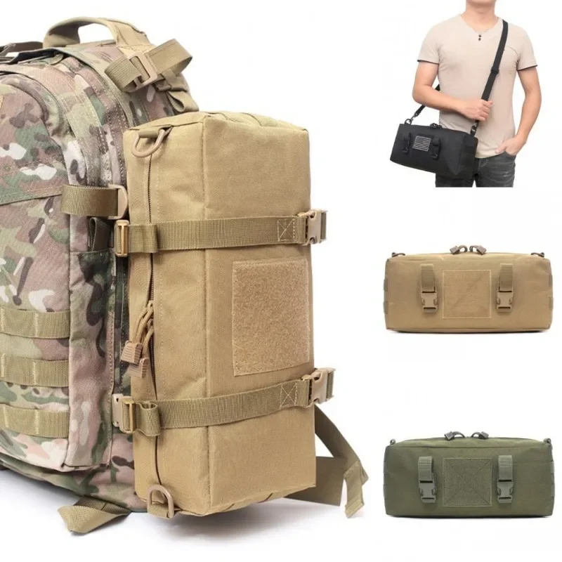 

2024 New Pouch Molle EDC Nylon Waterproof Hunting Bag Waist Pack Travel Camping Crossbody Outdoor Backpack Fishing Shoulder Bag