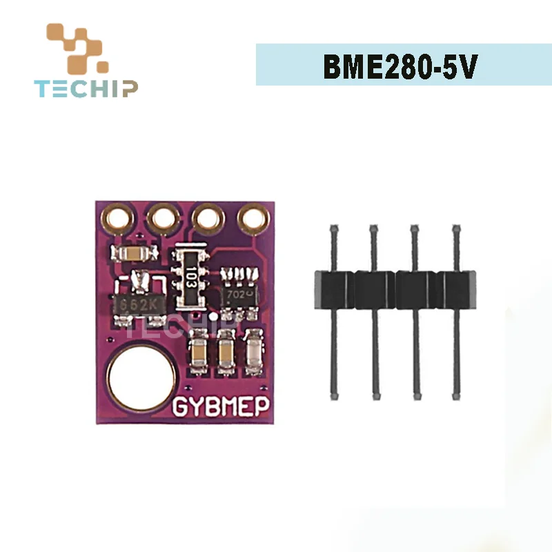 GY-BME280-3.3 BME280 5V 3.3V Digital Sensor Temperature Humidity Barometric Pressure Sensor Module I2C SPI 1.8-5V