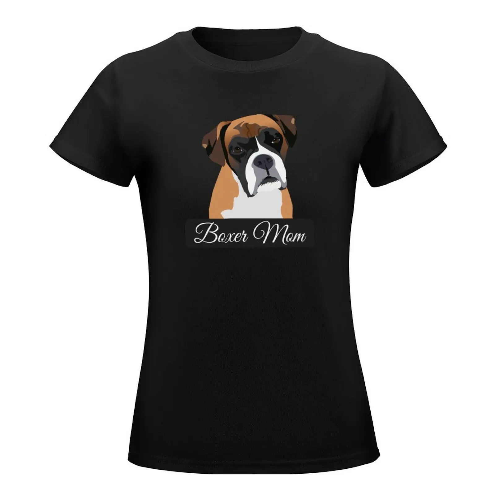 Boxer Mom T-Shirt cute clothes lady clothes hippie clothes cotton t shirts Women