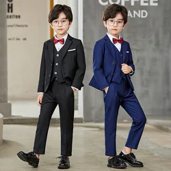 Formal Boys Suit For Wedding Children White Party Blazers Pants Baptism Outfit Kids Costume Gentlemen Teenager Prom Tuxedos Set