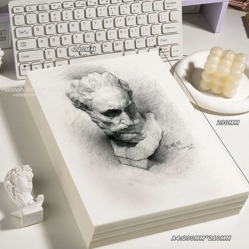 

50 листов A4, утолщенная деревянная целлюлоза, акварельная бумага, объемная бумага холодного прессования, ручная роспись, эскиз для художника, студенческие художественные принадлежности