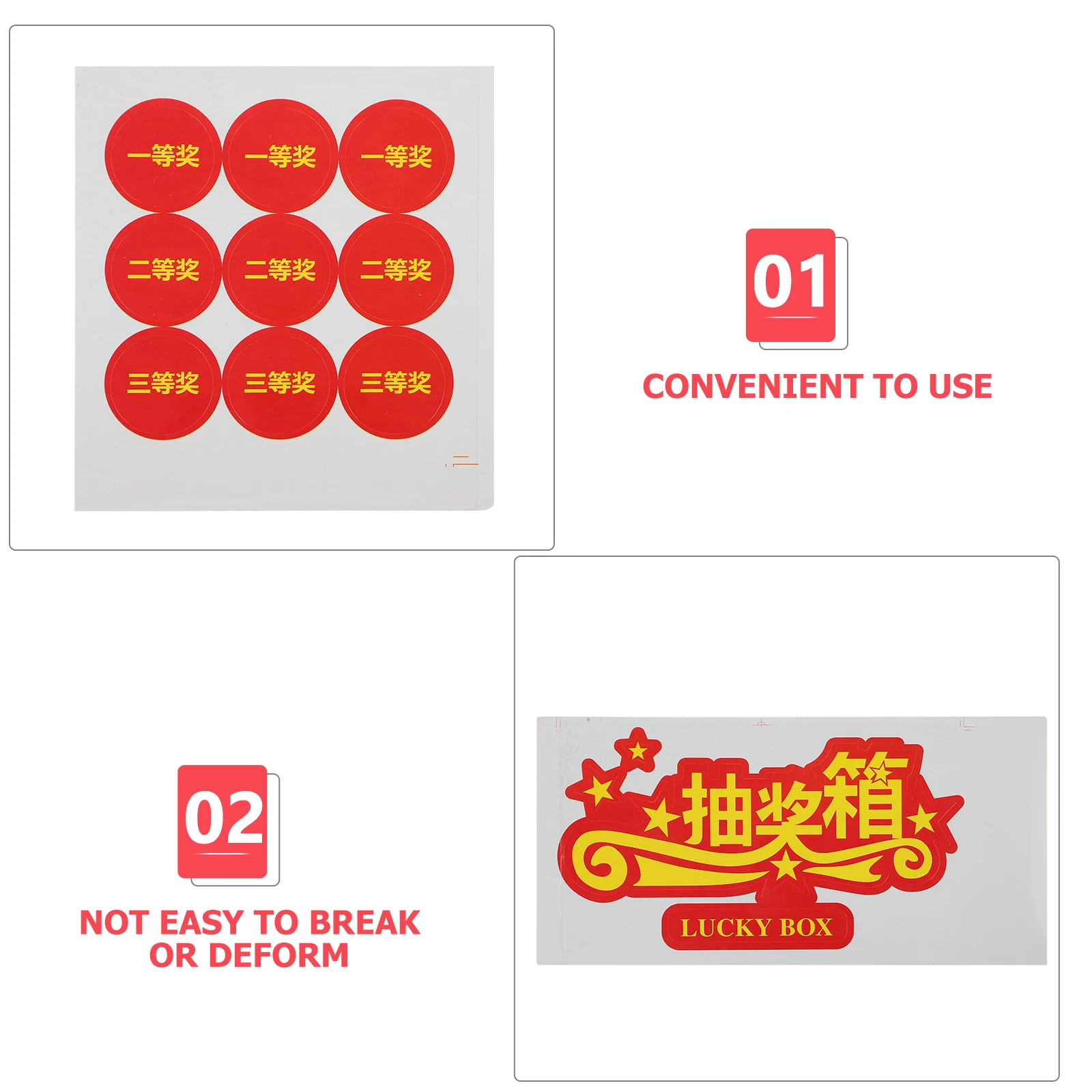 

Large Capacity Lottery Box Raffle Ticket Holder Multi-Function Cubic Donation Case Entertainment Game Raffle Ticket Box