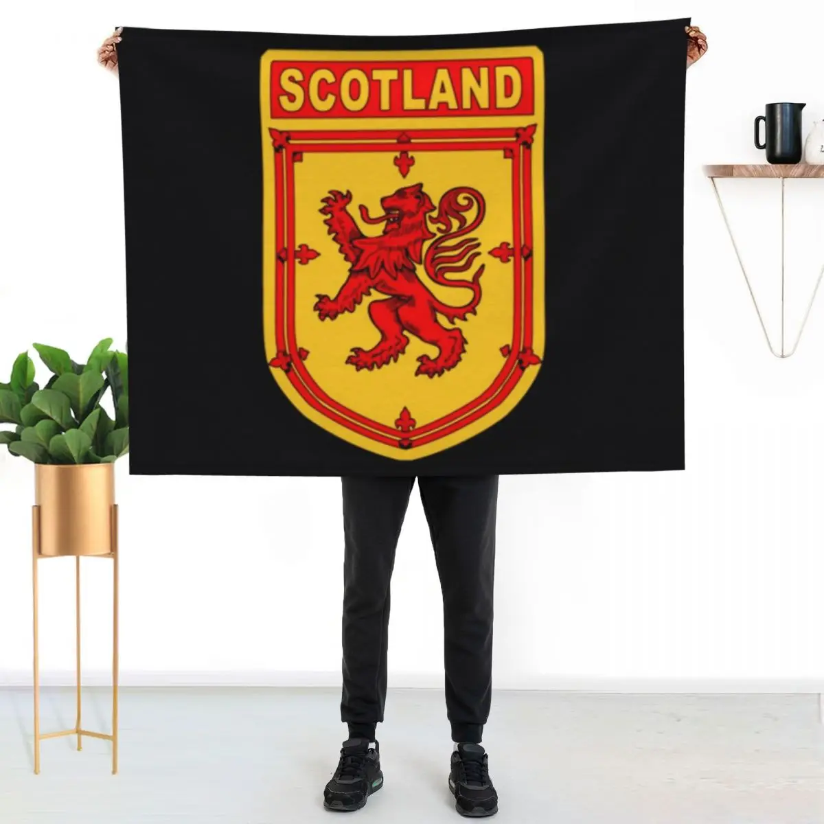 SCOTLAND SHIELD Throw Blanket Blankets For Sofas heavy to sleep decorative funny gift Sofa Throw Single Blankets