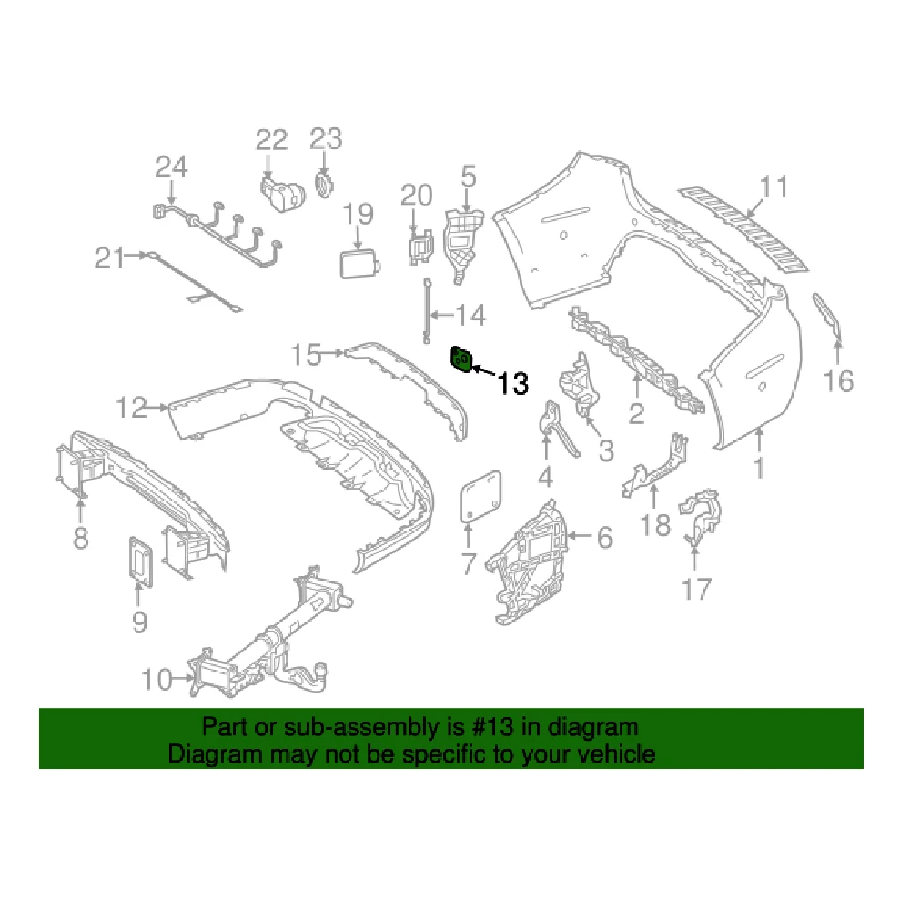 Fit 15-19 Mercedes W166 X166 GLS GLE GL ML 350 400 450 500 550 63 REAR TOW COVER A1668858322