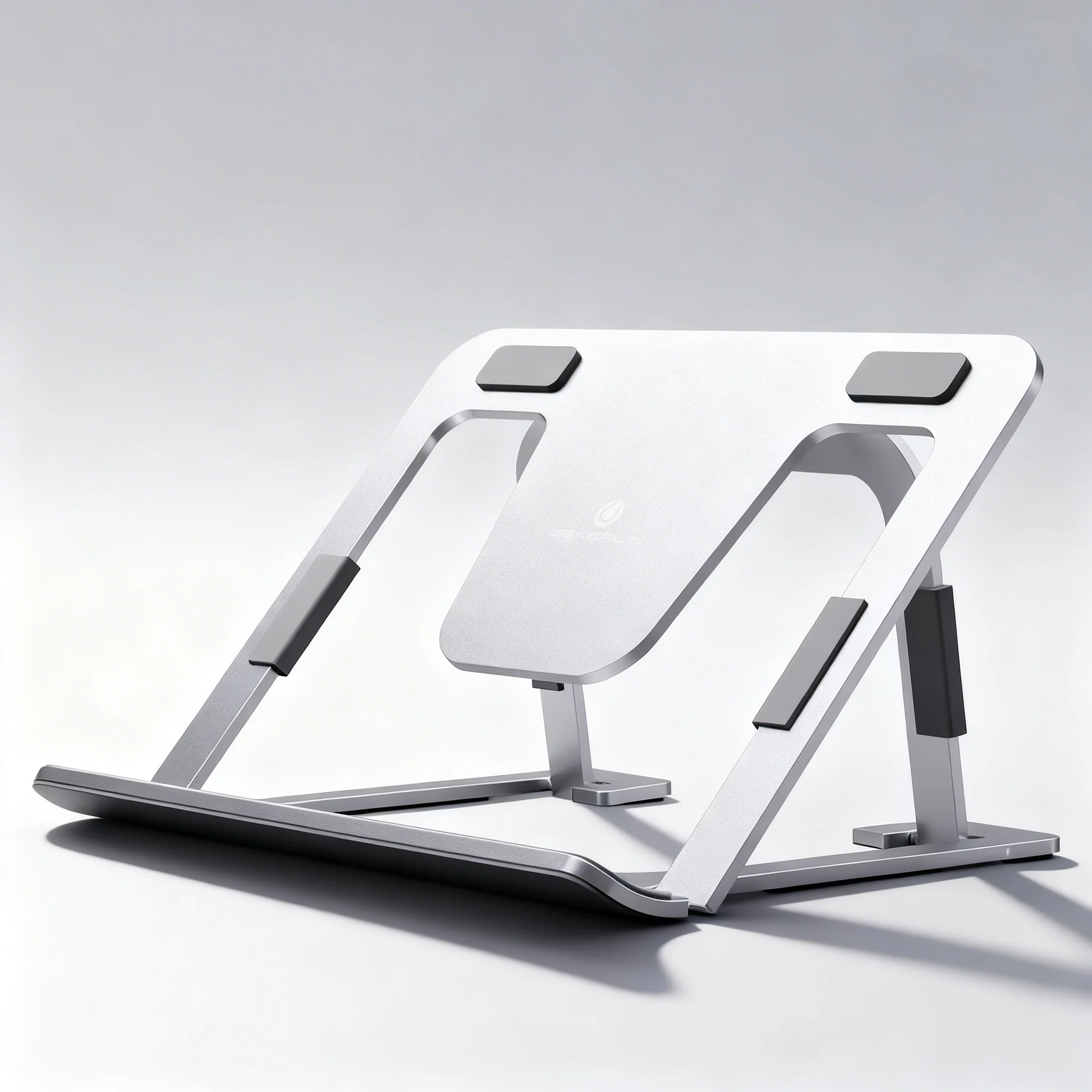 Adjustable Aluminum Laptop Stand Ergonomic Design Heat Dissipation Holder For 10-17in Laptops Office Home Use