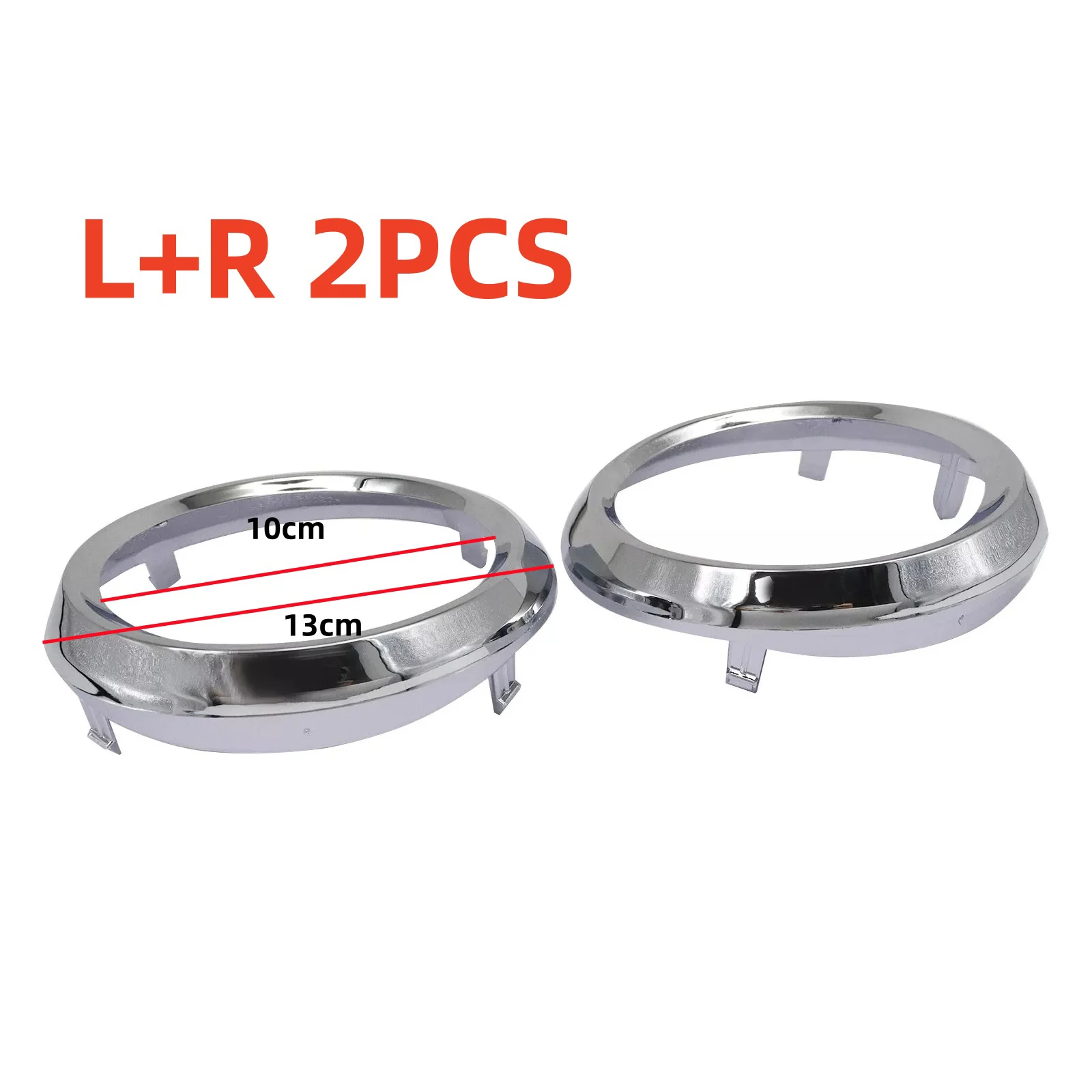 1 Coppia Auto Fendinebbia Lampada Lunetta di Copertura Chrome Trim Anelli 52713-08020 di Ricambio Per Toyota Sienna SE 2011-2017 Accessori Auto