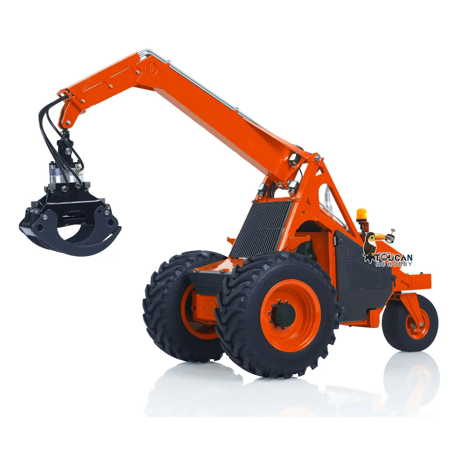 1/14 LESU AOUE 225A RC Hydraulic Log Loader TOUCAN Remote Control Sugarcane Loader Grabber 4CH Valve RTR Model Battery Radio