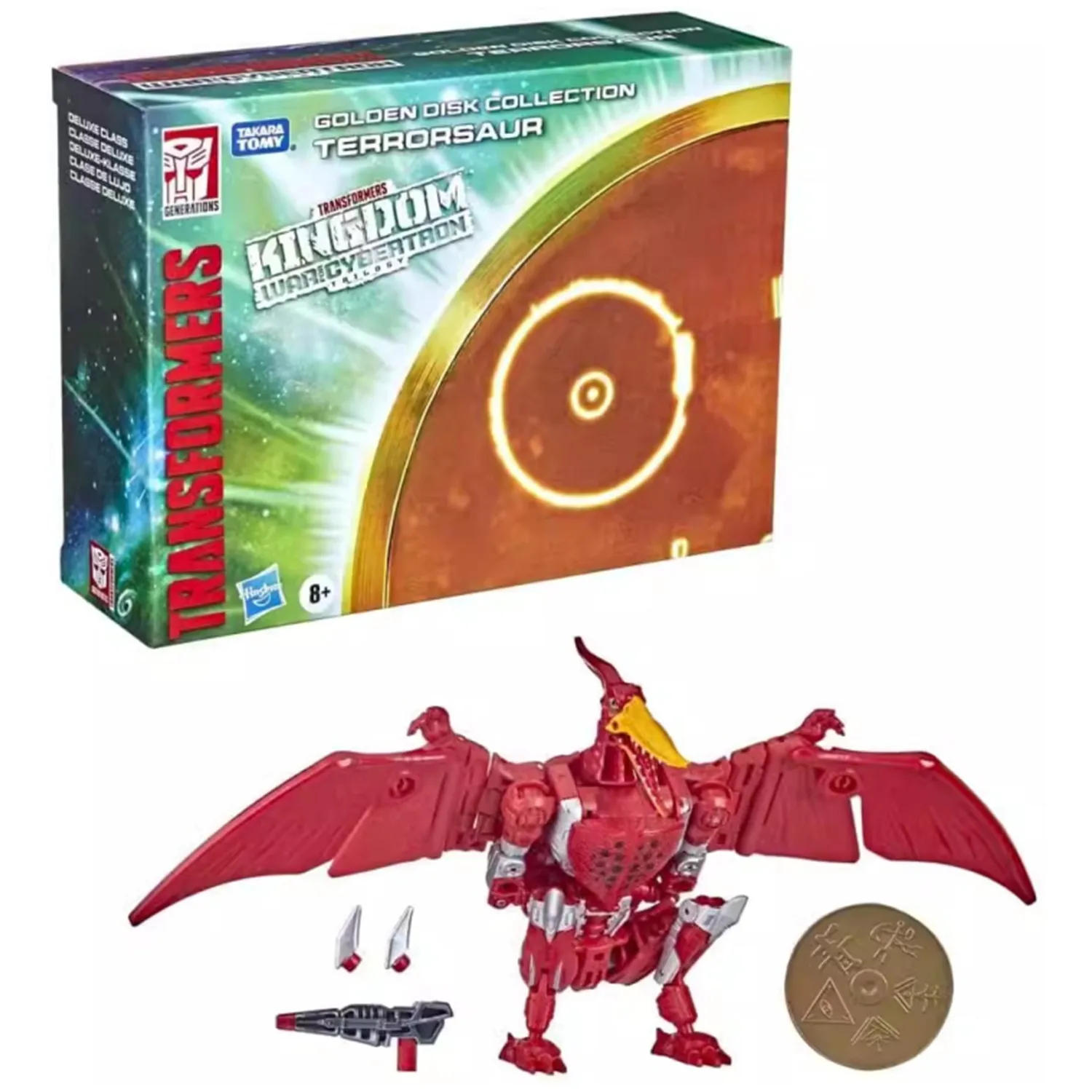 

Hasbro Transformers Generations War for Cybertron Golden Disk Collection Chapter 4 Terrorsaur Action Figure Toy Gift