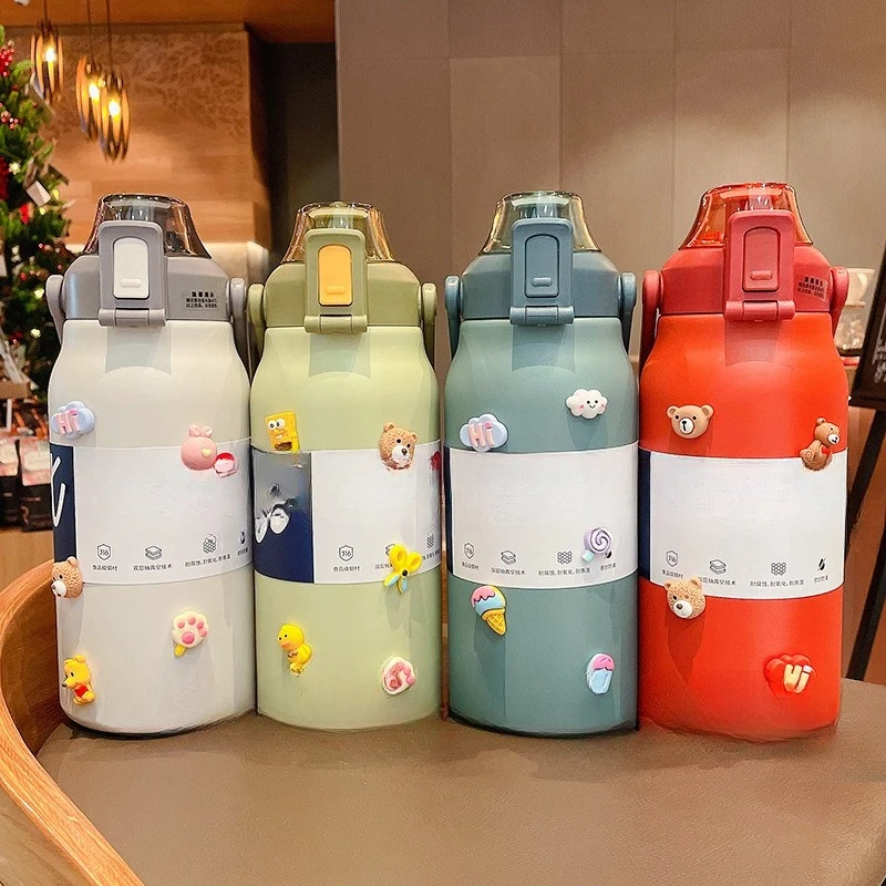 Sports Water Bottle Insulated - Tumbler Sedotan Stainless Steel 316, Botol