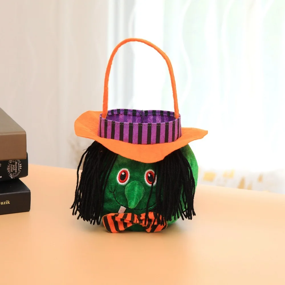 Hot Selling New Halloween Party Decoration Items With Hats, Round Tote Bags, Ghost Festival Children's Candy Gift Bags