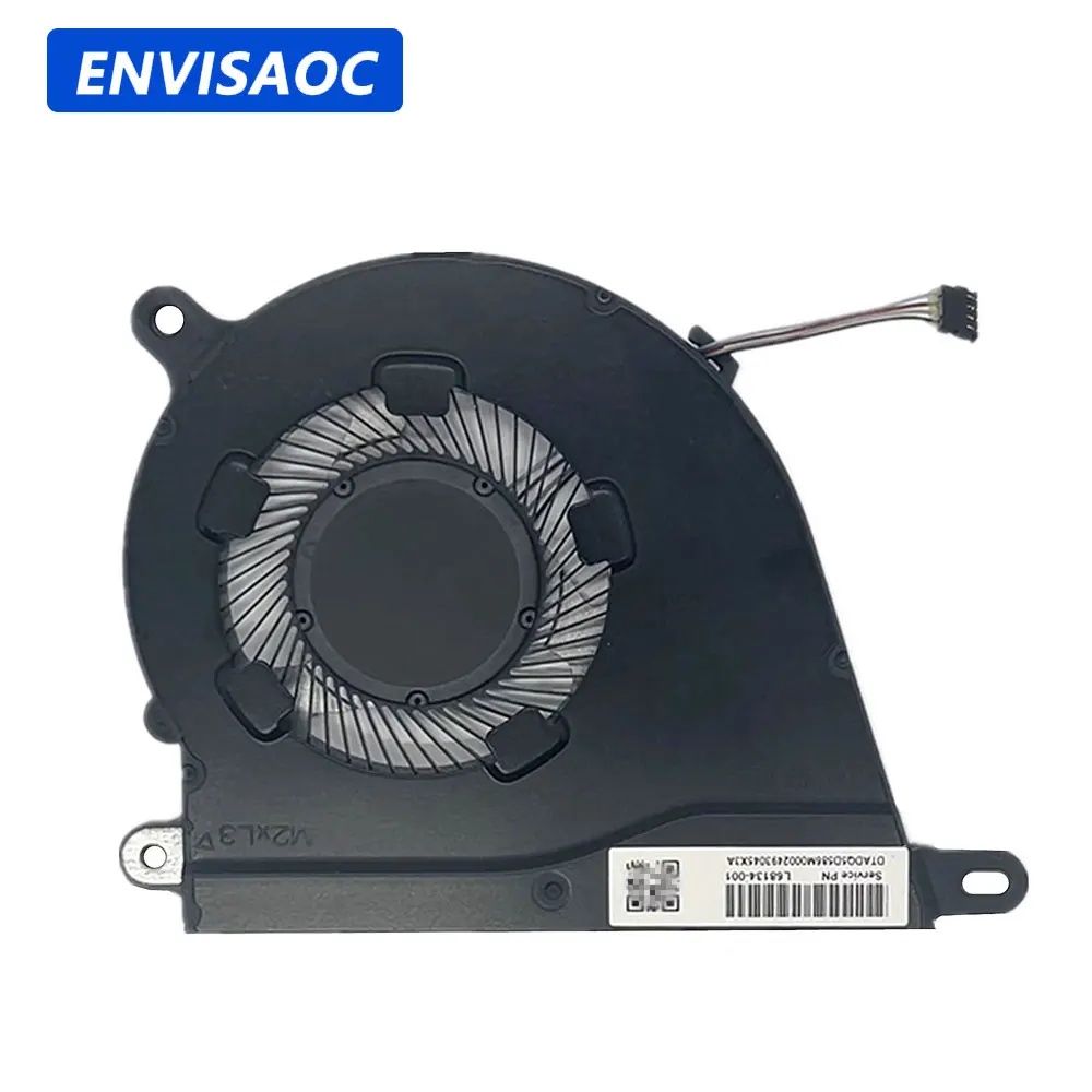 Laptop CPU ventilador, dissipador de calor ventilador, refrigerador para HP 15-DY, 15-EF, 15S-FQ, 15S-EQ, 14-DQ, 14S-DQ, 340S, G7, TPN-Q242, L68134-001