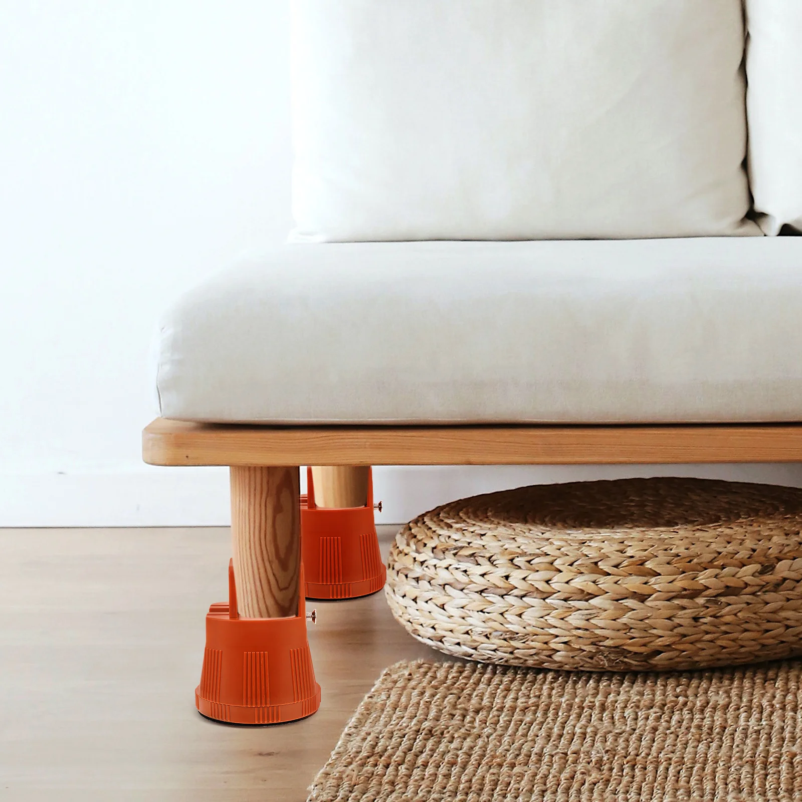 

Furniture Riser Adjustable Feet Levelers Bed Table Risers Heavy Duty Nonslip Antiwobble Support Legs Adjustable Feet Levelers