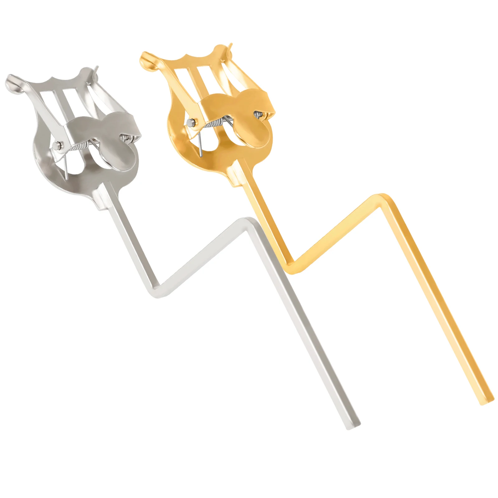 حامل موسيقى الساكسفون حامل موسيقى معدني محمول خفيف الوزن ألتو ساكسفون ورقة حامل الموسيقى ملحقات أدوات النفخ الخشبية #2