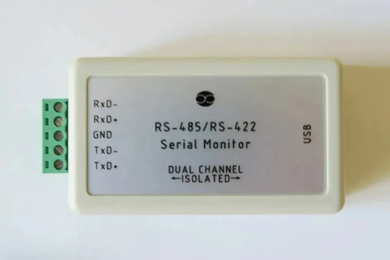 RS485 RS422 Serial Port Monitor Sniffer Debug Tool for Communication Data Logging