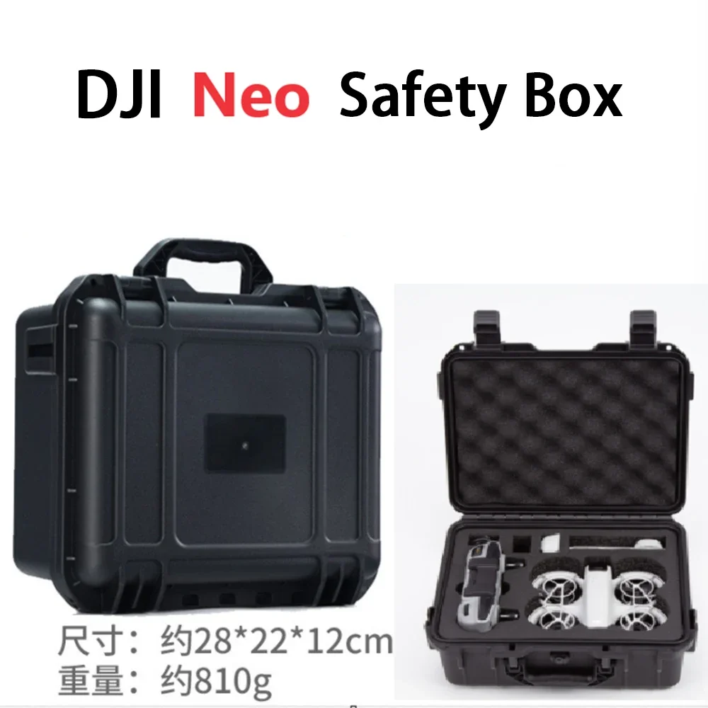 

Neo Explosion Proof Safety Box Black Large Capacity Drone Moisture Proof Storage Box High Quality Suitcase for Dji Neo