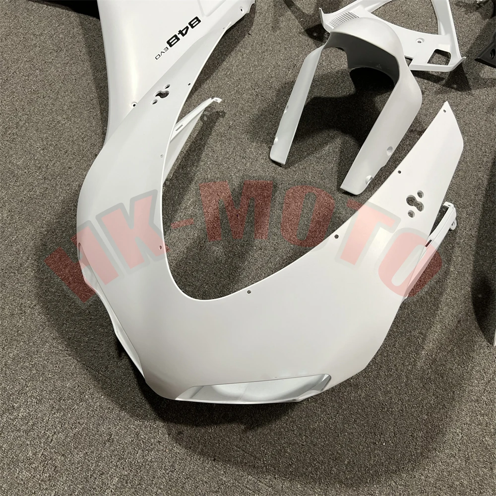 Motorcycle Fairing Kit Fit For 848 EVO 1098 1098S 1198S 1198 2007-2013 Bodywork Set High Quality Abs Injection Matt White Black