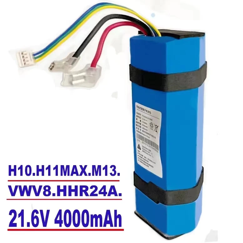 21.6V Battery For Dreame H10 H11 Max H12 Max H12s HHR24A M13 HHR24A VWV8 Floor Scrubber Vacuum Cleaner Accessories Parts