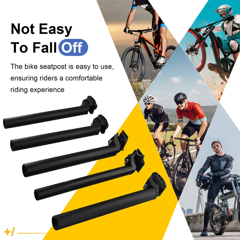 5PCS Bike Seatpost Parts Bicycle Seat Post Seat Tube Saddle Pole For Cycling Bikes 25.4Mm,27.2Mm,28.6Mm,30.8Mm,31.6Mm