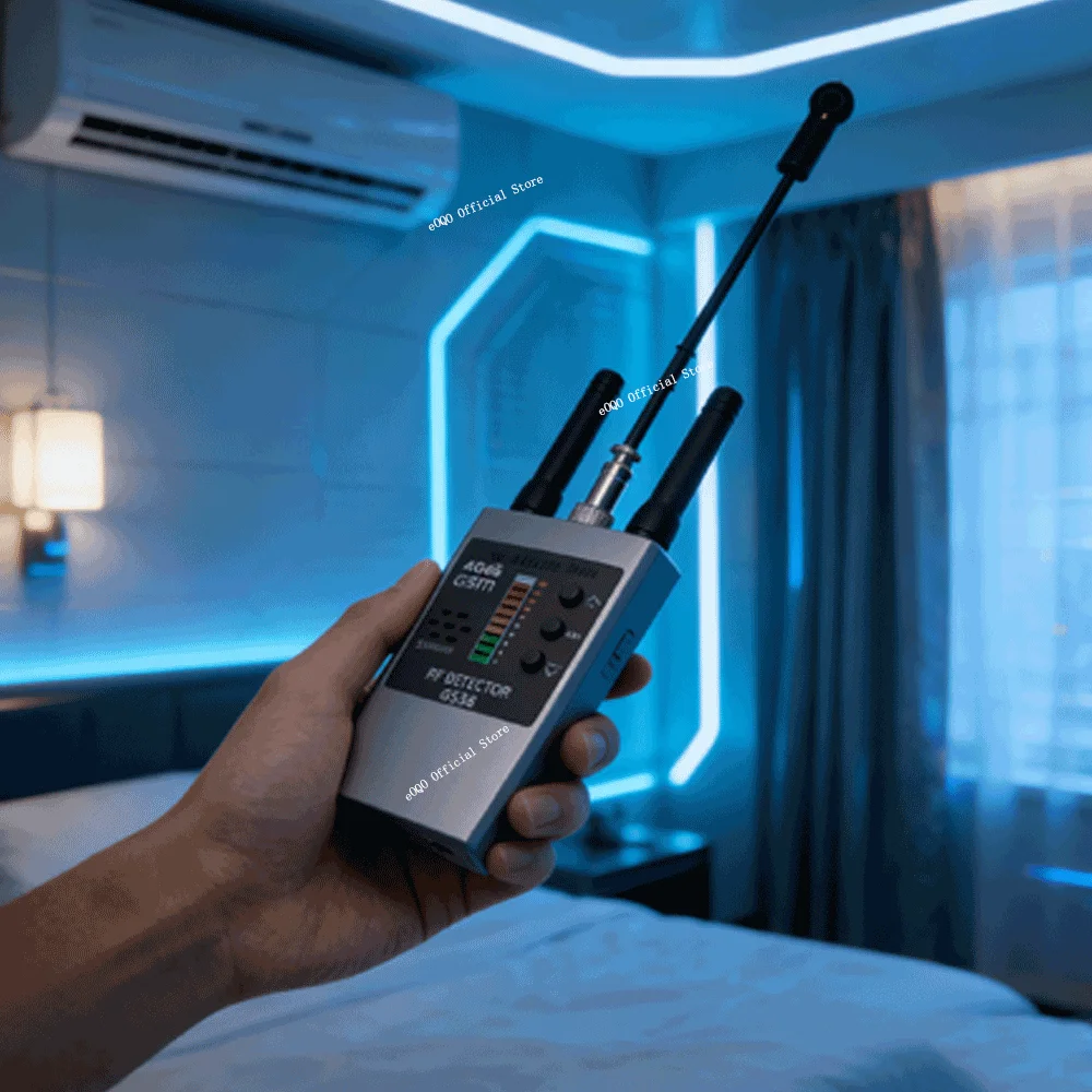 

Профессиональный детектор радиочастотных сигналов, антишпионский детектор прослушивания, обнаружитель скрытых аудиокамер, детектор GSM-устройств, антишпионское устройство