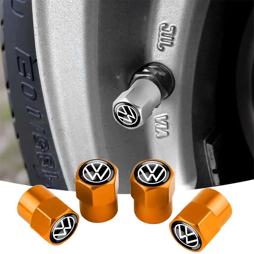 

Hub Caps 4pcs Car Valve Caps Wheel Tires Air Tyre Stem Cover For Volkswagen VW GTI Polo Beetle Passat B6 B5 Golf Jetta Caddy Bor