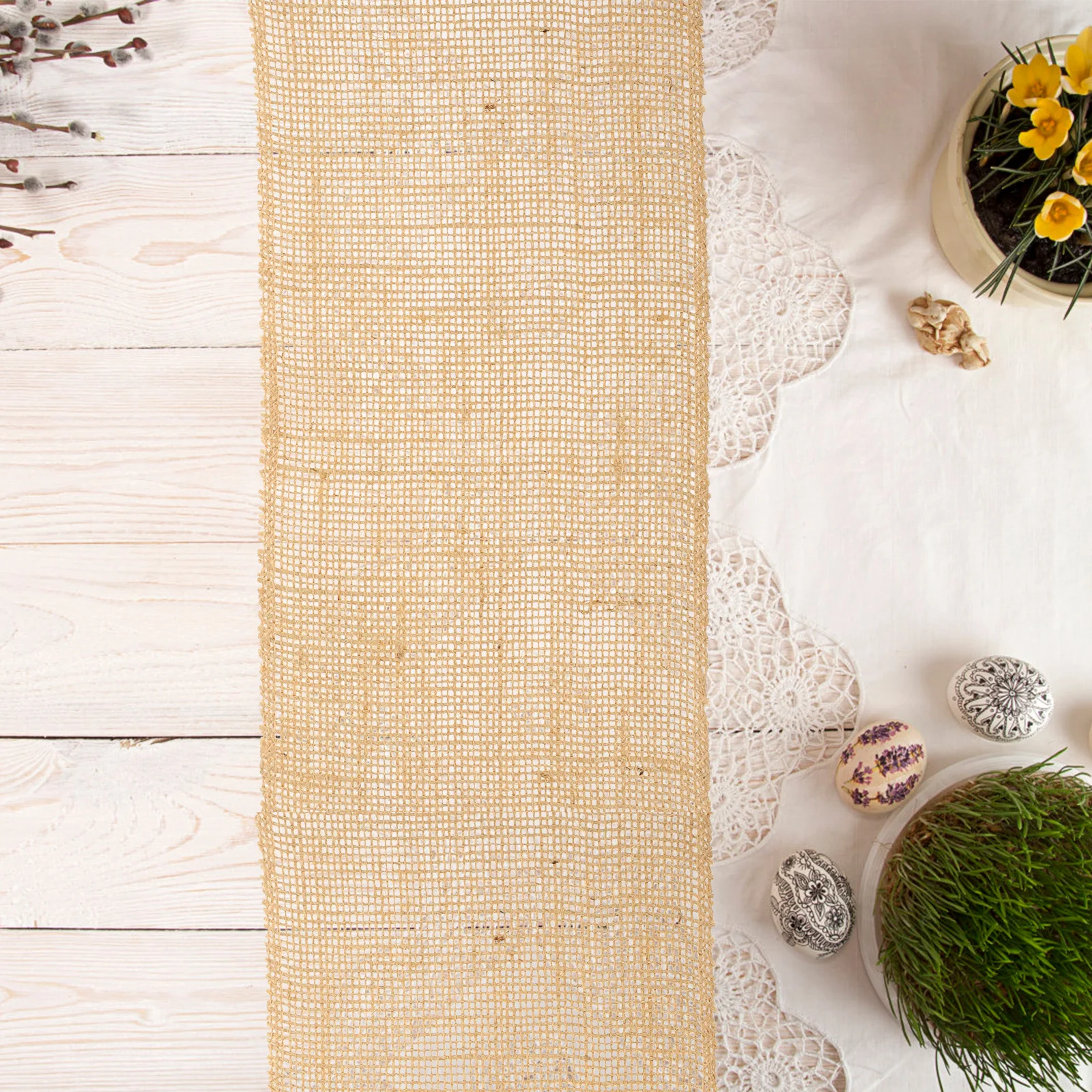 

Burlap Tree Protector Wrap 2 Rolls Vegetable Winter Trees Protection Cover Practical Cloth Wrapper Anti Cold