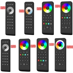 RS1/RS2/RS3/RS4/RS6/RS8/RS9/RS10 1/2/4/8 Zone Single color/Dual color/RGB/RGBW/RGB+CCT 2.4G RF Remote Controller for Led Strip