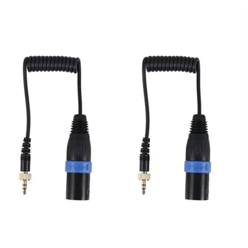 

【RECOMENDAR】For Saramonic Locking Type 2Pcs 3.5Mm To 3.5Mm TRS To XLR Male Microphone Output Audio Cable For Wireless Receiver S