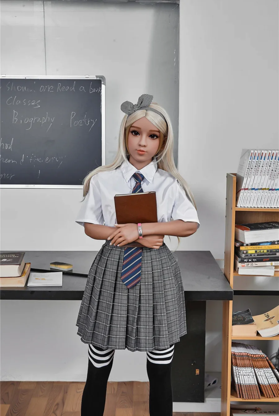 120CM 리얼리틱 TPE 라이프 컴패니언 피규어 – 부드러운 피부 촉감의 관절형 인형, 휴식 및 개인 전시에 이상적