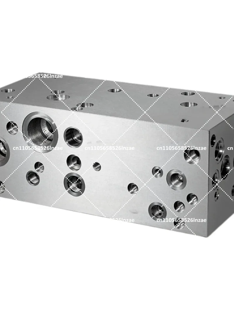 Hydraulic mechanical oil circuit block high-precision valve block